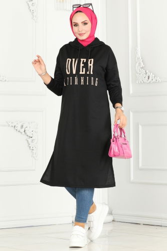 moda selvim Tunic 5053UZ662 Black&Vision - Thumbnail