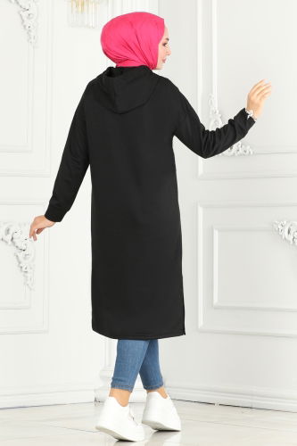 moda selvim Tunic 5053UZ662 Black&Vision - Thumbnail