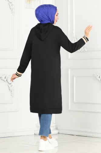 moda selvim Tunic 5065UZ662 Black&Vision - Thumbnail