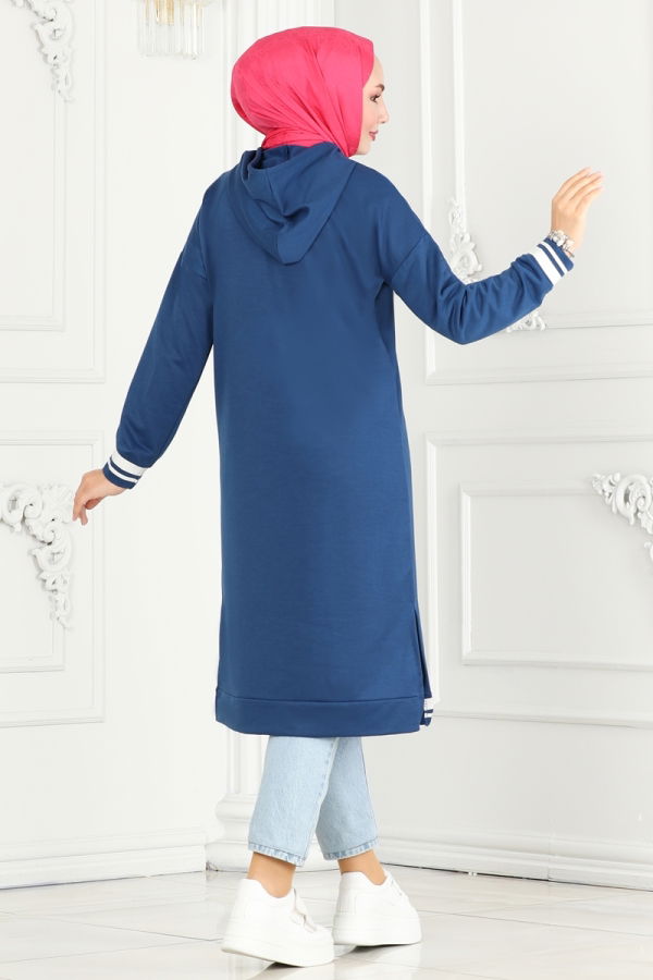 Tunic 5065UZ662 Indigo&Ecru - 4