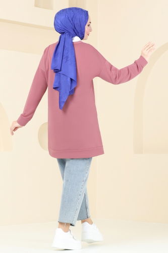 moda selvim Tunic 5069UZ662 Rose Dried - Thumbnail