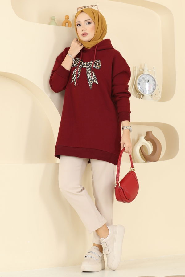 Modaselvim Tunic Tunic 5286TEG847 Burgundy