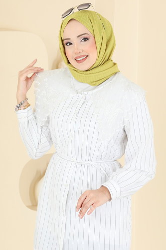 moda selvim بلوز سكري 5343NFC1010 - Thumbnail