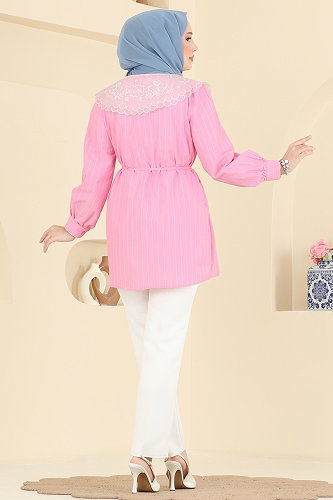 moda selvim بلوز زهر 5343NFC1010 - Thumbnail