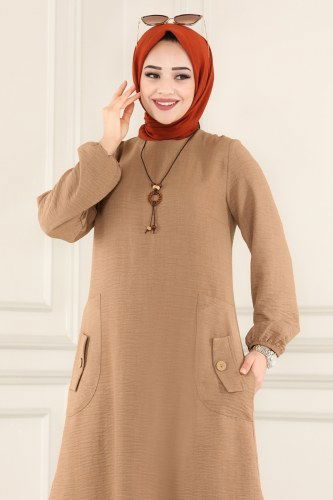 moda selvim Tunic 5882BSK463 Vision - Thumbnail