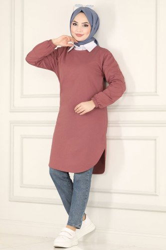 A.Y.D. - 5998AYD574 الزهري بلوز طويل