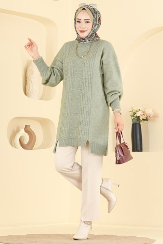 K.L.N. - Tunic 6017KLN570 Almond Green