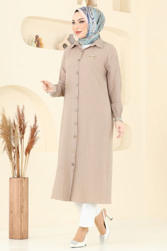 moda selvim Tunic 6074TEG847 Vision - Thumbnail