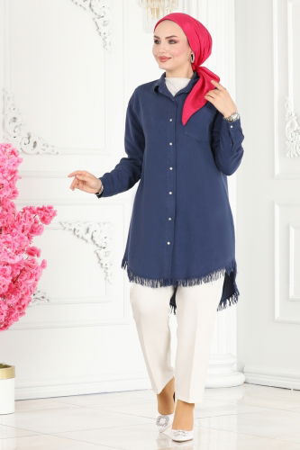 M.G.Z. - Tunic 6188MGZ859 Navy Blue