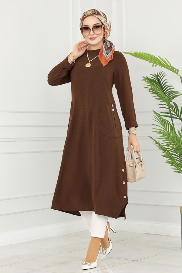 Modaselvim BIG SEASON DISCOUNT TUNIC 6874S324 Brown