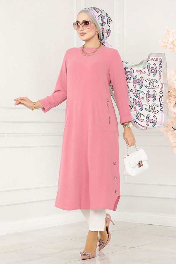 Modaselvim BIG SEASON DISCOUNT TUNIC 6874S324 Rose Dried