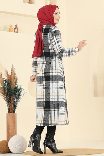 moda selvim Tunic 6899S324 Black - Thumbnail