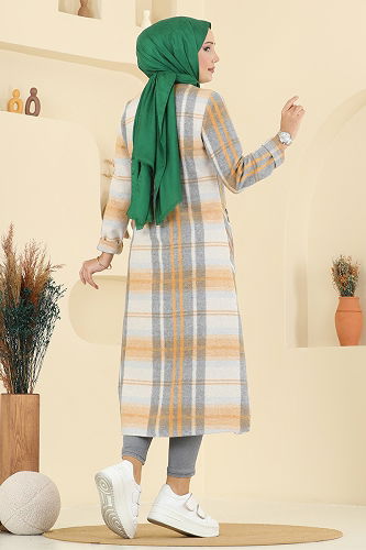 moda selvim Tunic 6899S324 Mustard - Thumbnail