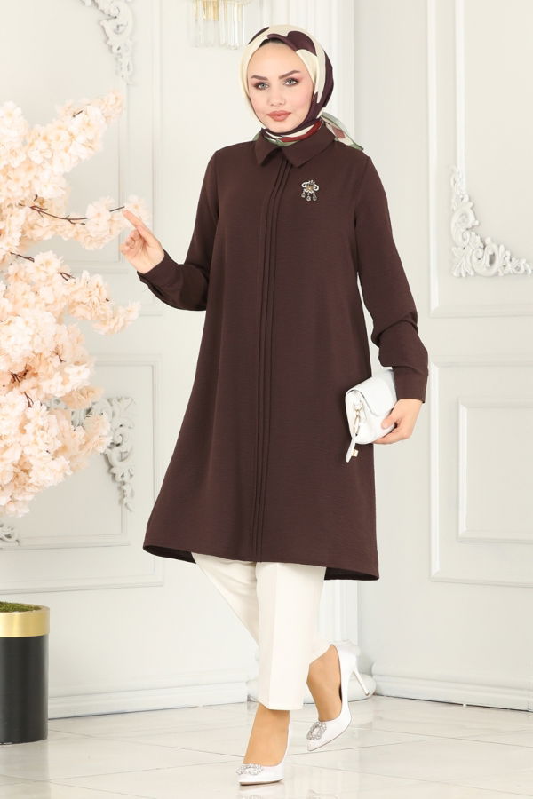 Modaselvim Tunic Tunic 7005MDA386 Brown