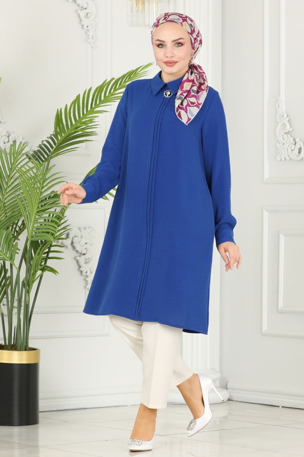 Modaselvim Tunic Tunic 7005MDA386 Saxe