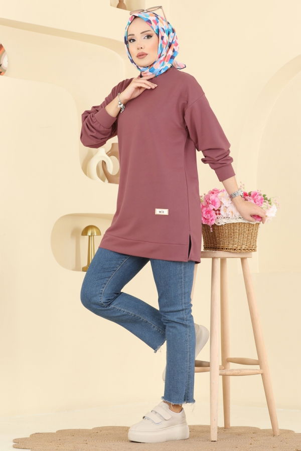 Modaselvim Tunic Tunic 701PM271 Dark Rose Dusky