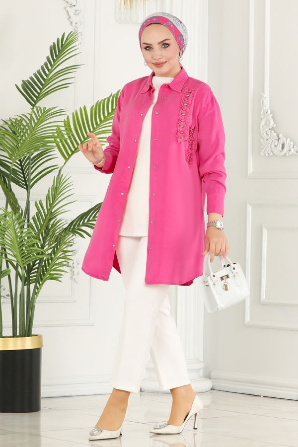 Modaselvim BIG SEASON DISCOUNT Tunic 7136MGZ859 Fuchsia