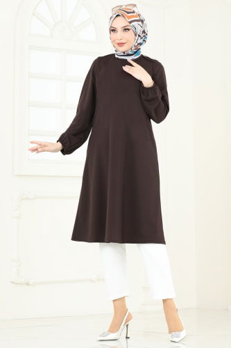 M.H. - Tunic 7777MH427 Bitter Brown