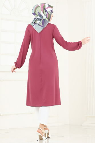 moda selvim Tunic 7777MH427 Rose Dried - Thumbnail