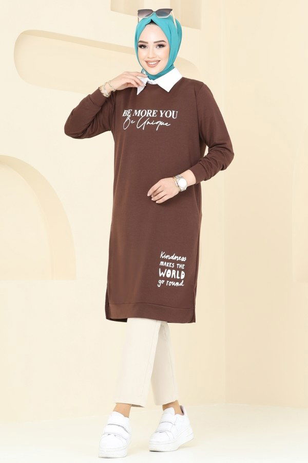 Tunic 786OZN1046 Brown - 2