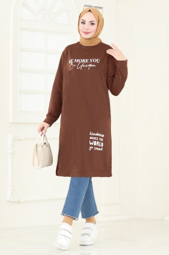 O.Z.N. - Tunic 786OZN1046 Light Brown