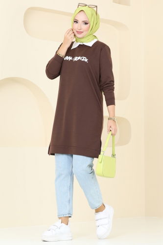 O.Z.N. - Tunic 788OZN1046 Brown