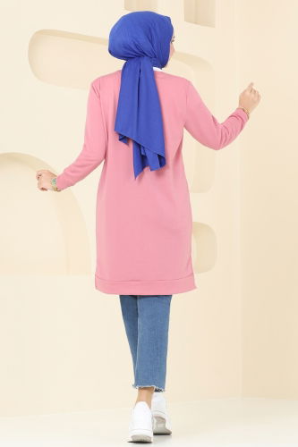 moda selvim Tunic 788OZN1046 Rose Dried - Thumbnail