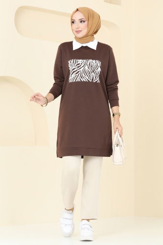 O.Z.N. - Tunic 789OZN1046 Brown