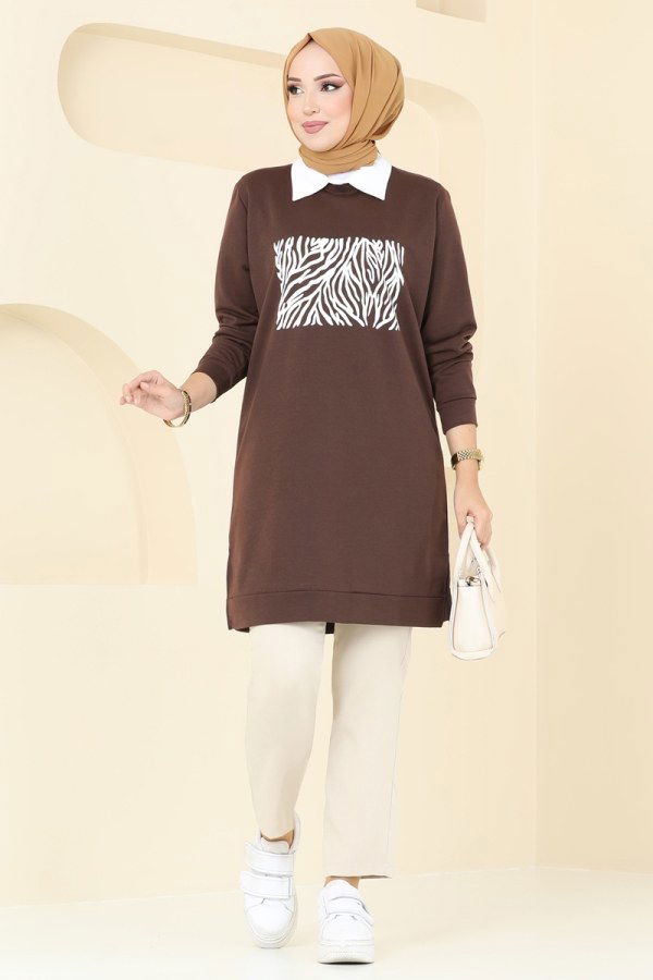 Tunic 789OZN1046 Brown - 1