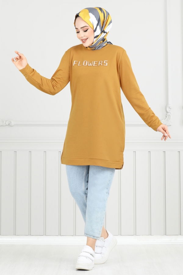 Modaselvim Tunic Tunic 797OZN1046 Dark Mustard