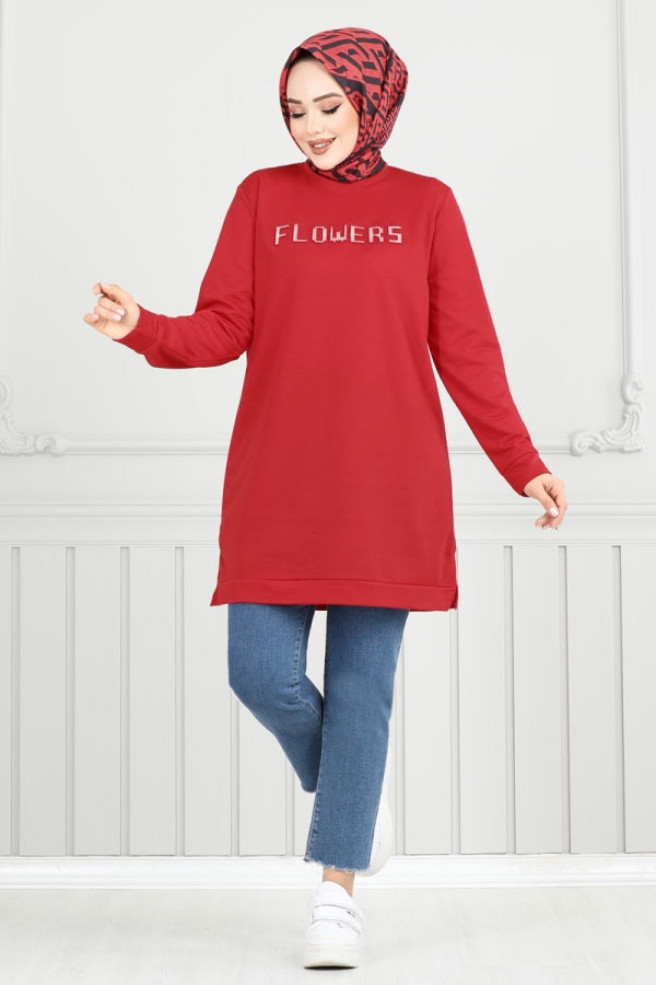 Modaselvim Tunic Tunic 797OZN1046 Red