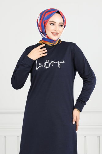 moda selvim Tunic 798OZN1046 Navy Blue - Thumbnail