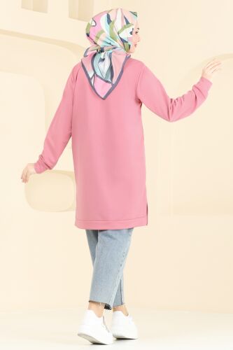 moda selvim Tunic 799OZN1046 Rose Dried - Thumbnail