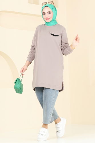 moda selvim Tunic 799OZN1046 Vision - Thumbnail