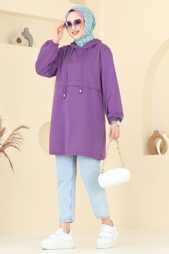 O.Z.N. - Tunic 806OZN1046 Dark Lilac