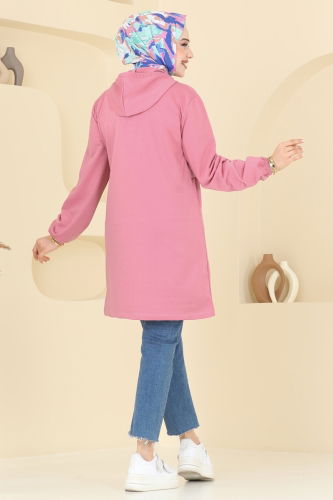 moda selvim Tunic 806OZN1046 Rose Dried - Thumbnail