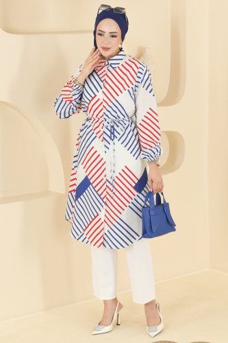 E.R.K. - Tunic 8081ERK1158 Ecru