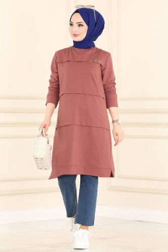 A.Y.D. - Tunic 8842AYD574 Dusty Rose