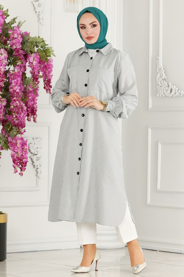 Modaselvim BIG SEASON DISCOUNT Tunic 9000HBS856 Gray