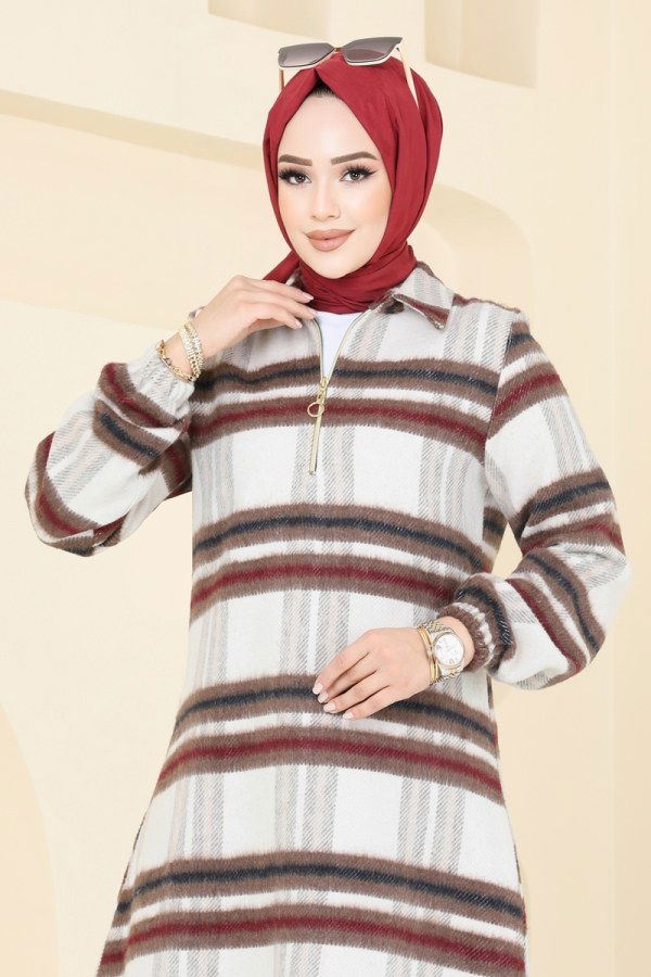 Tunic 9001S324 Burgundy - 3