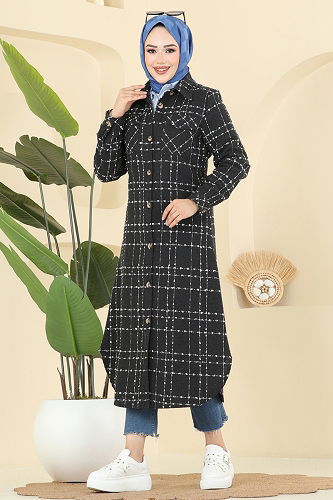 moda selvim Tunic 9052S324 Anthracite - Thumbnail