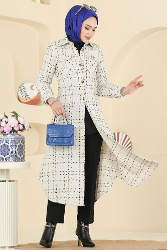 moda selvim بلوز سكري 9052S324 - Thumbnail