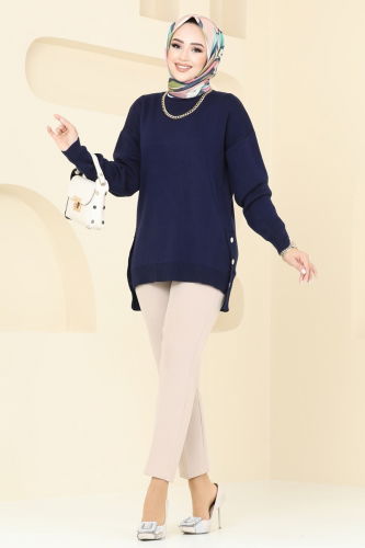 K.L. - Tunic 9564KL398 Navy Blue