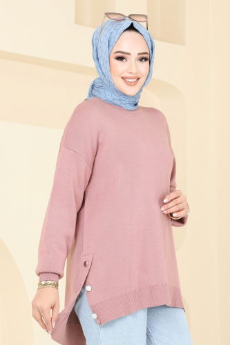 moda selvim Tunic 9564KL398 Rose Dried - Thumbnail