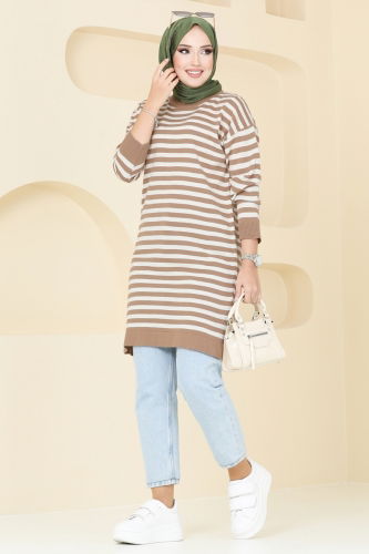 K.L. - Tunic 9566KL398 Latte