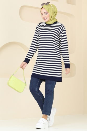 K.L. - Tunic 9566KL398 Navy Blue