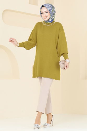 K.L. - Tunic 9569KL398 Oil Green