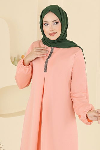 moda selvim بلوز تفاحي ASM2835 - Thumbnail