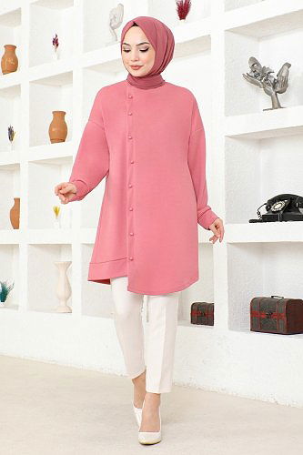 moda selvim Tunic MSL7338 Rose Dried - Thumbnail