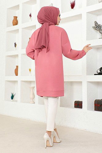 moda selvim بلوز وردي MSL7338 - Thumbnail